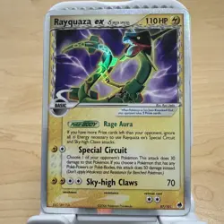 Pokemon TCG Rayquaza ex (Delta Species) 97/101 Dragon Frontiers Holo - HP - Image 1