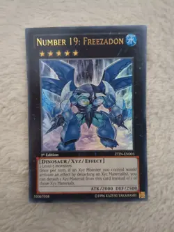 Number 19: Freezadon - ZTIN-EN003 - Ultra Rare - 1st Edition - YuGiOh - Image 1