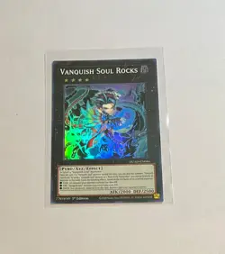 Yu-Gi-Oh! Vanquish Soul Rocks #DUAD-EN046 Super Rare 1st Edition (NM) +Bonus - Image 1