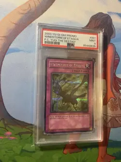 Yu-gi-oh! TCG Windstorm of Etaqua PCY-001 Power of Chaos:Yugi the Destiny PSA 9 - Image 2