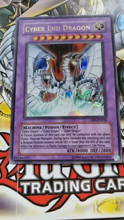 YuGiOh Cyber End Dragon CRV-EN036 Ultra Rare - Image 1