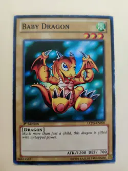 Yu-Gi-Oh! Baby Dragon Super Rare 1st Edition LCJW-EN006 MP - Image 1