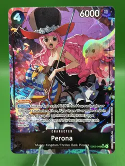 One Piece Heroines Edition Perona SR AA Alt Art EB03-045 English NM - Image 1