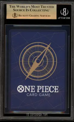 One Piece CCG Monkey.D.Luffy College Basketball US Voyage Promo P-055 BGS 10 - Image 2