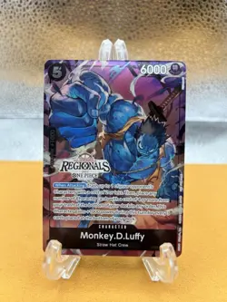 2024 One Piece Offline Regionals Promo Monkey D Luffy #OP07-091 - Image 1