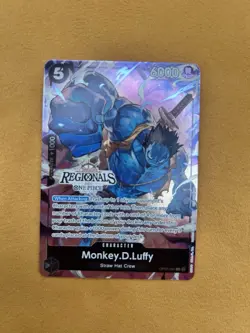 2024 One Piece Offline Regionals Promo Monkey D Luffy #OP07-091 - Image 2