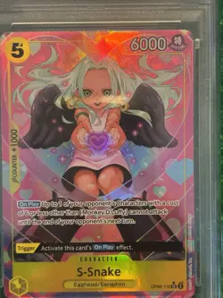 2024 ONE PIECE OP08-TWO LEGENDS 112 S-SNAKE ALTERNATE ART PSA 10 GEM MT - Image 2