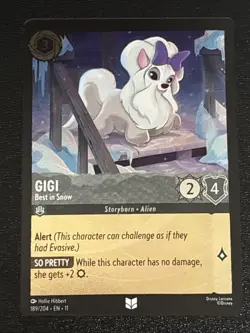 Disney Lorcana Winterspell Gigi - Best in Snow Cold Foil 189/204 NM - Image 1