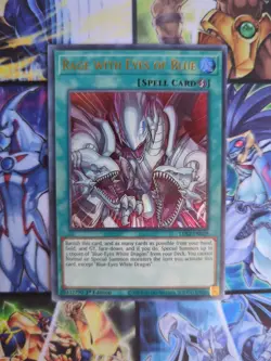 Yu-Gi-Oh x3 Rage with Eyes of Blue LDS2 - EN029 1st Edition Ultra Rare NM - Image 2
