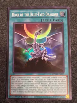 Roar of the Blue-Eyed Dragons - SDWD-EN019 - Super Rare - NM - - Image 1