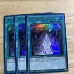 Yugioh Mayakashi Return X3 Ultra MAMA-EN019 1st Near Mint Playset - Image 1