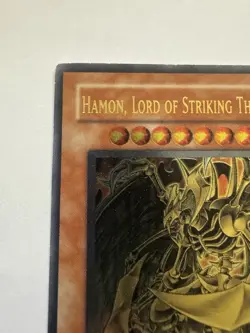 Yu-Gi-Oh Hamon, Lord of Striking Thunder SOI-EN002 1st Edition Ultimate Rare - Image 2