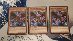 YuGiOh! 3x Red-Eyes Wyvern - SR02-EN010 - Common 1st Edition Near Mint PLAYSET - Image 1