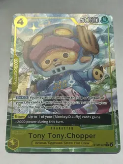 ONE PIECE TCG STARTER ST29-007 TONY TONY CHOPPER C ALT ART - ENGLISH - Image 1
