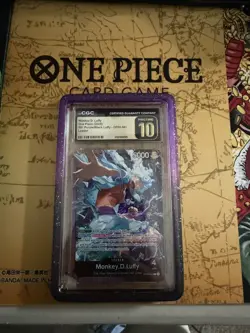 2025 One Piece TCG Monkey.D.Luffy ST26 OP09-061 Leader FOIL PRISTINE 10 - Image 2