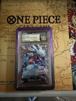 2025 One Piece TCG Monkey.D.Luffy ST26 OP09-061 Leader FOIL PRISTINE 10 - Image 3