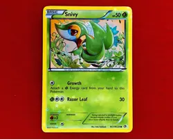 Snivy RC1/RC25 Legendary Treasures: Radiant Collection Holo Pokemon Card - NM - Image 1