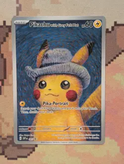 Pikachu with Grey Felt Hat 085 Sv: Scarlet & Violet Promo Cards Regular - Image 1