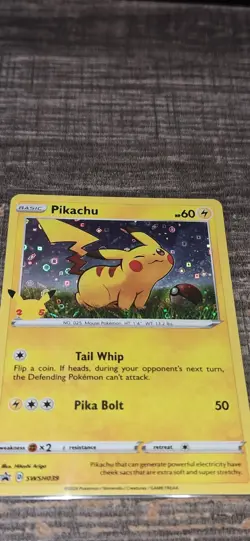 Pokemon Pikachu Celebrations 25th Anniversary Card Holo - Image 2