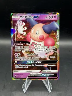 Pokemon Card - Mr. Mime GX Celestial Storm 56/168 Ultra Rare - Image 1