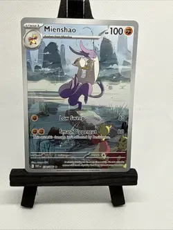 Mienshao White Flare Illustration Rare Pokemon TCG Card 134/086 - Image 1
