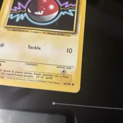 Voltorb 67/102 Base Set Pokemon Card NM - LP WotC - Image 5