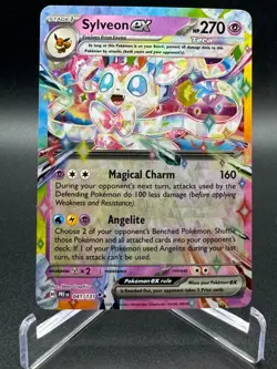 Pokemon TCG Sylveon EX Prismatic Evolutions Double Rare Holo Card 41/131 NM - Image 1