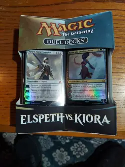 Duel Decks ~ ELSPETH vs KIORA MtG sealed Two 60 Card Theme Deck Magic WotC - Image 1