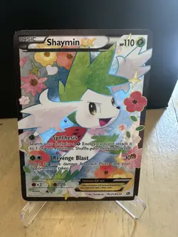 Pokemon Shaymin EX 106/108 Roaring Skies Full Art Holo Ultra Rare Card - Image 1