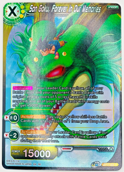 Son Goku, Forever in Our Memories | 2nd Ed. Foil | Dragon Ball Super Card | LP - Image 1