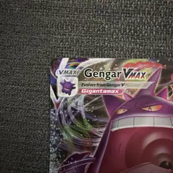 Pokemon TCG Fusion Strike Gengar VMAX Ultra Rare Holo Card 157/264 - Image 3
