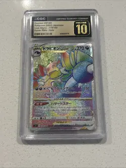 CGC Pristine 10 Drapion Vstar 119/100 Lost Abyss Japanese Pokemon Card - Image 1