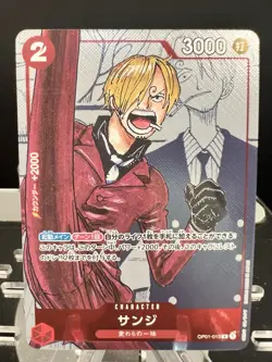 ONE PIECE Card Game - Sanji (Alt Art) OP01-013 R 25th Edition OPCG Japanese - Image 1