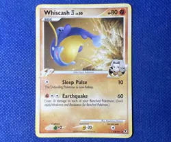 Whiscash 54/111 Pokemon Rising Rivals Unlimited Non Holo Card - NM/MINT - Image 1