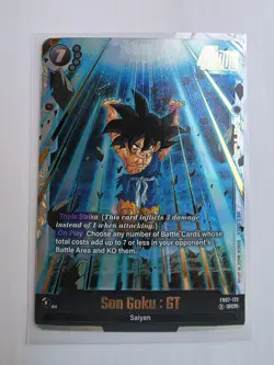 Bandai Dragon Ball Super Card Game Son Goku : GT FB07-122 SCR Foil Triple Strike - Image 1