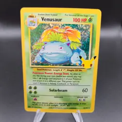 Venusaur 15/102 Pokemon Card - Celebrations: Classic Collection - NM - Image 1