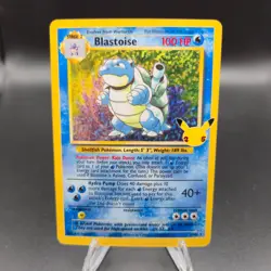 Blastoise 2/102 Pokemon Card - Celebrations: Classic Collection - NM - Image 1