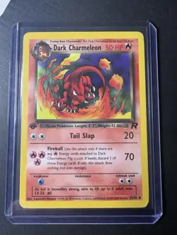 Dark Charmeleon 1st Edition 32/82 – Team Rocket WOTC Pokemon Card – Vintage - Image 1