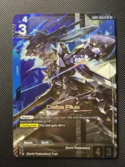 Gundam Card Game Delta Plus (R+) GD01-006 English NM Foil - Image 1