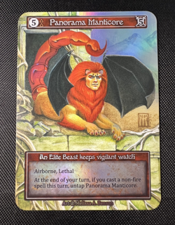 Sorcery Contested Realm Panorama Manticore Foil Elite Beta NM - Image 1