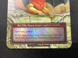 Sorcery Contested Realm Panorama Manticore Foil Elite Beta NM - Image 2