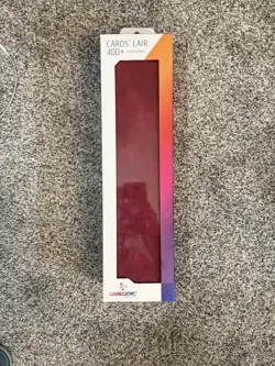 Cards' Lair 400+ Convertible Card Box - GameGenic - Red - Image 1