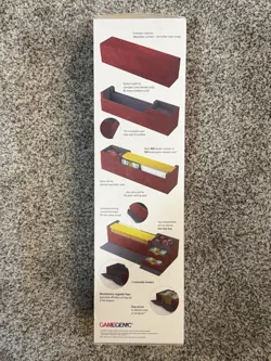 Cards' Lair 400+ Convertible Card Box - GameGenic - Red - Image 4