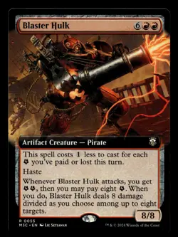 Blaster Hulk (Extended Art) #55 MTG Modern Horizons 3 NM X1 - Image 1
