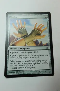 MTG Shuko x1- -Betrayers of Kamigawa-Lightly Played - Image 1