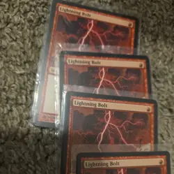 MTG LIGHTNING BOLT (x4) M11 SET OF 4 - Image 2