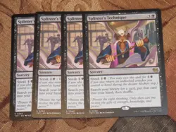 MTG Splinter's Technique x4 Rare TMNT NM Low S&H - Image 1