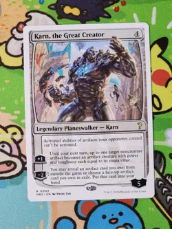 Karn, the Great Creator (White Border) Mystery Booster 2 Regular Magic MTG MB2 - Image 2