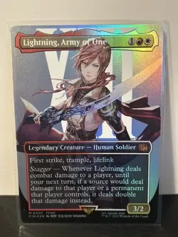 Lightning, Army of One (Foil) - Final Fantasy 0400 MTG - Image 1