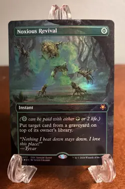 MTG Noxious Revival Borderless Foil NM Duskmourn Special Guests Magic Mint - Image 1